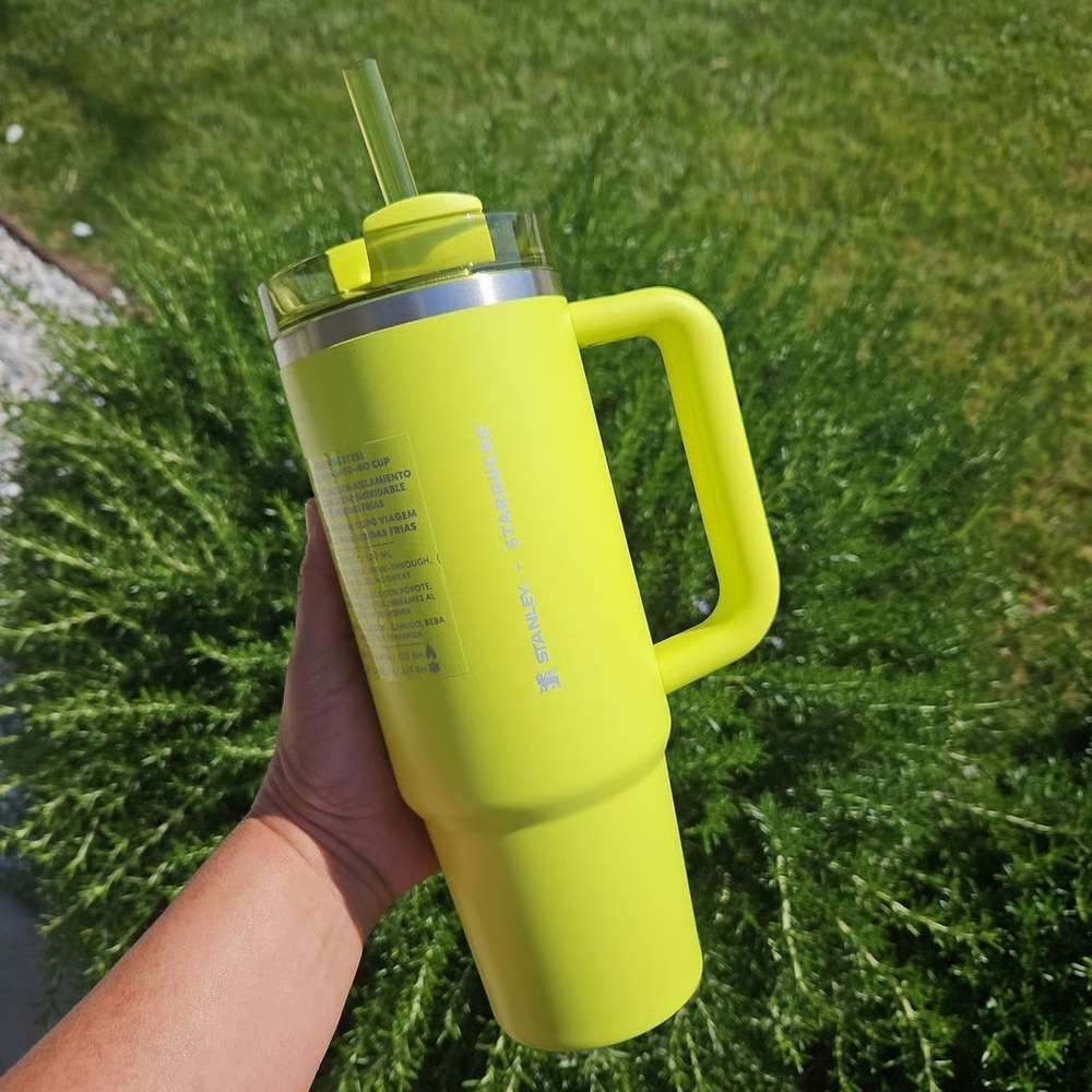 Lime Green Stanley Starbucks